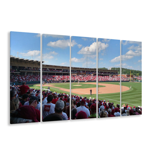 Walker Stadium, Stadium Canvas, Sport Art, 5 Panel B, Extra Large Canvas, Canvas Print Wall Art