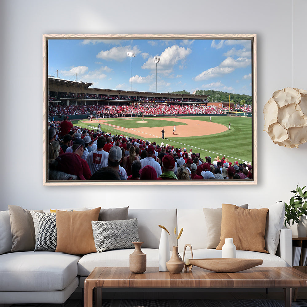 Walker Stadium, Stadium Canvas, Sport Art, Framed Canvas Print Wall Art, Floating Frame
