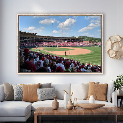 Walker Stadium, Stadium Canvas, Sport Art, Framed Canvas Print Wall Art, Floating Frame