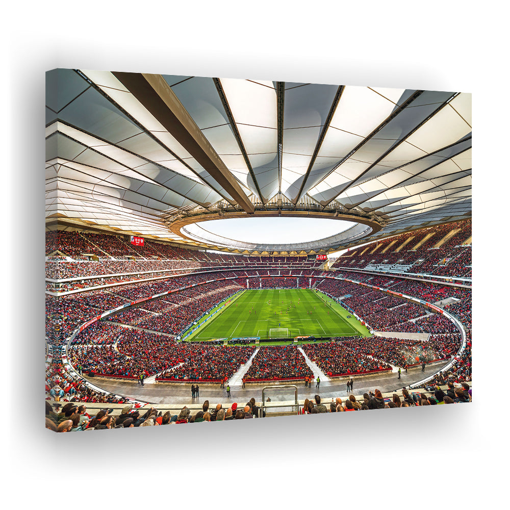 Wanda Metropolitano Stadium, Stadium Canvas, Sport Art, Gift for him, Man Cave Decor, Art Print, Canvas Print Wall Art