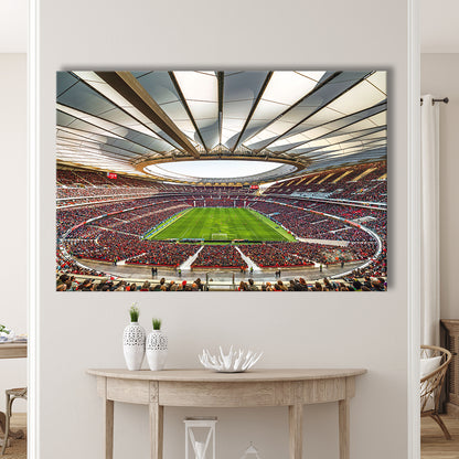 Wanda Metropolitano Stadium, Stadium Canvas, Sport Art, Gift for him, Man Cave Decor, Art Print, Canvas Print Wall Art