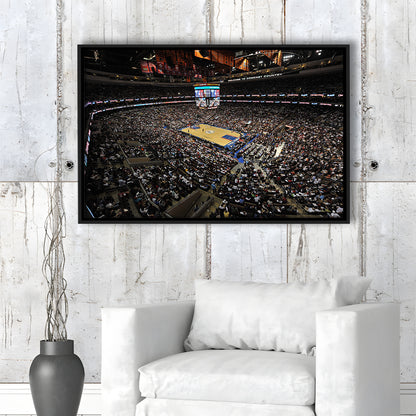 Wells Fargo Center, Stadium Canvas, Sport Art, Fan Gifts, Framed Canvas Print Wall Art, Floating Frame