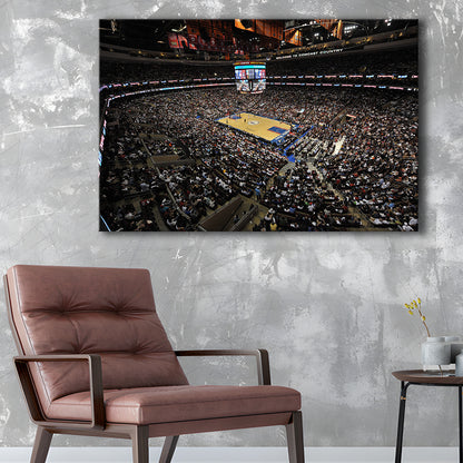 Wells Fargo Center, Stadium Canvas, Sport Art, Fan Gifts, Man Cave Decor, Art Print, Canvas Print Wall Art