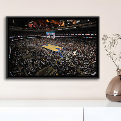 Wells Fargo Center, Stadium Canvas, Sport Art, Fan Gifts, Framed Canvas Print Wall Art, Floating Frame