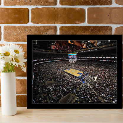 Wells Fargo Center, Stadium Canvas, Sport Art, Fan Gifts, Framed Art Print Wall Decor, Picture Framed