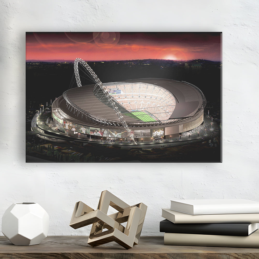 Wembley Stadium, Stadium Canvas, Sport Art, Gift for him, Man Cave Decor, Art Print, Canvas Print Wall Art