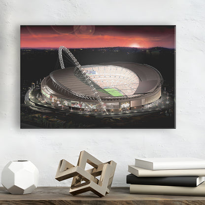 Wembley Stadium, Stadium Canvas, Sport Art, Gift for him, Man Cave Decor, Art Print, Canvas Print Wall Art