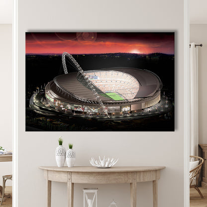 Wembley Stadium, Stadium Canvas, Sport Art, Gift for him, Man Cave Decor, Art Print, Canvas Print Wall Art