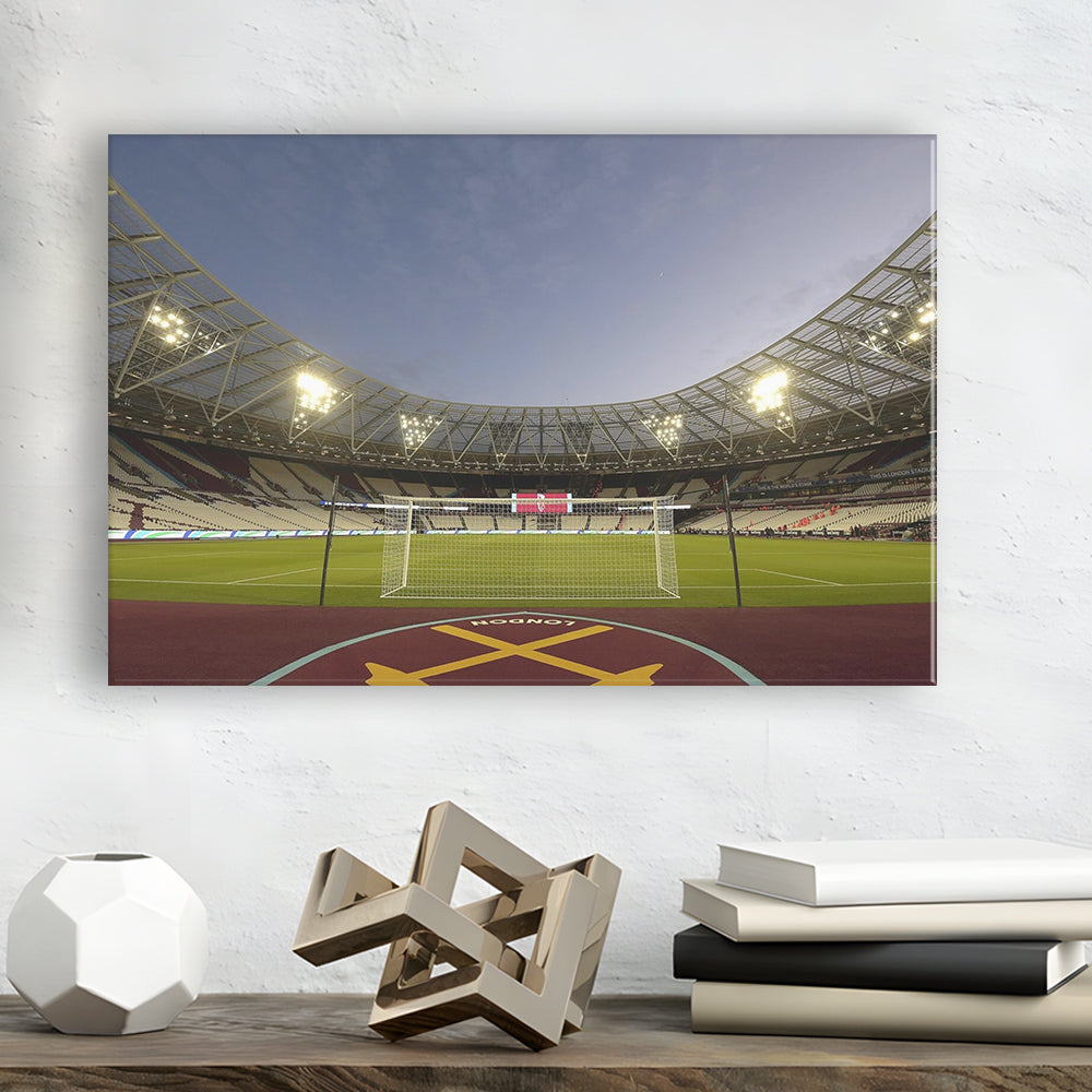 West Ham London Stadium, Stadium Canvas, Sport Art, Gift for him, Man Cave Decor, Art Print, Canvas Print Wall Art