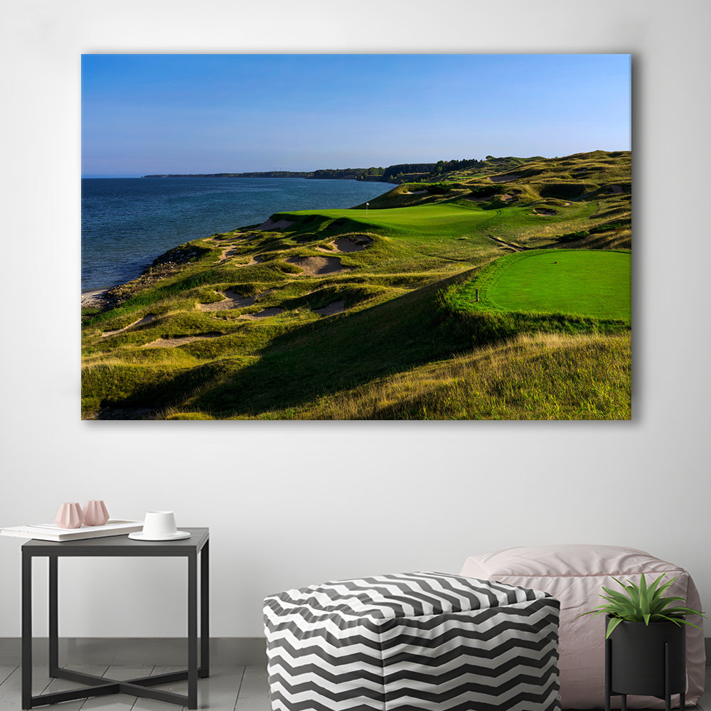 Whistling Straits Golf Resort, Straits Course Hole 03, Kohler, Wisconsin, Golf Art Print