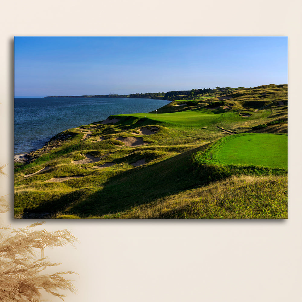 Whistling Straits Golf Resort, Straits Course Hole 03, Kohler, Wisconsin, Golf Art Print