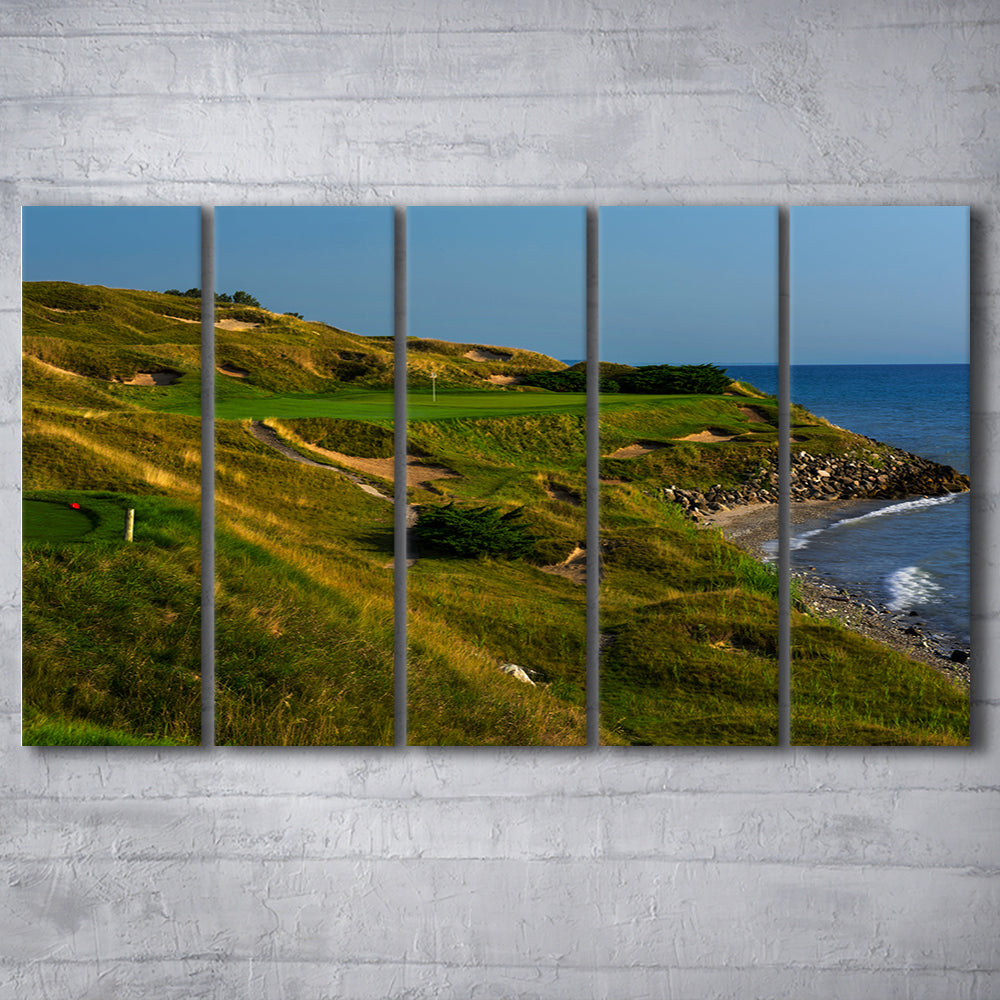 Whistling Straits Golf Resort, Straits Course Hole 07, Kohler, Wisconsin, Extra Large Canvas Print Wall Art