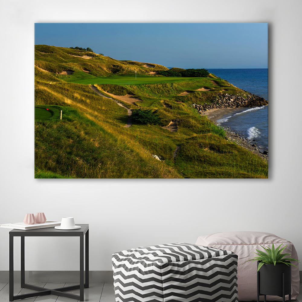 Whistling Straits Golf Resort, Straits Course Hole 07, Kohler, Wisconsin, Golf Art Print