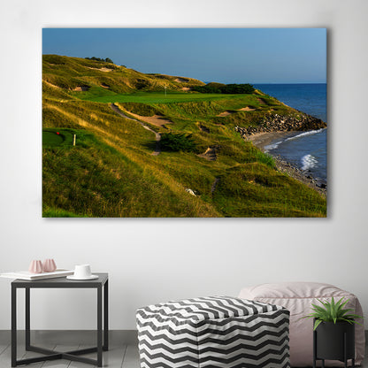 Whistling Straits Golf Resort, Straits Course Hole 07, Kohler, Wisconsin, Golf Art Print