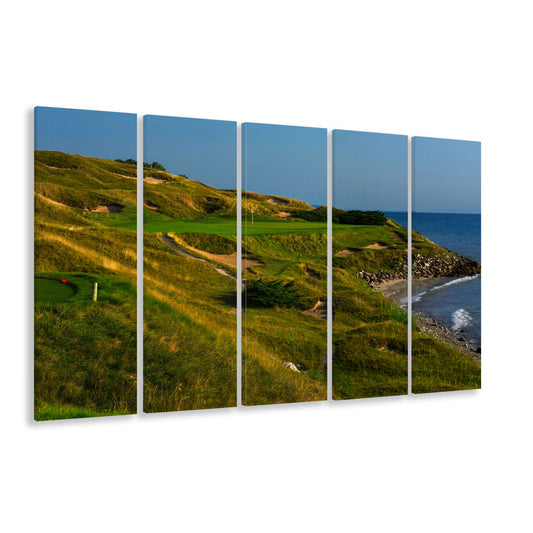 Whistling Straits Golf Resort, Straits Course Hole 07, Kohler, Wisconsin, Extra Large Canvas Print Wall Art