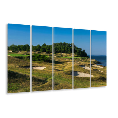 Whistling Straits Golf Resort, Straits Course Hole 14, Kohler, Wisconsin, Extra Large Canvas Print Wall Art