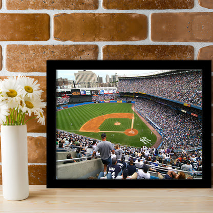 Wide View Yankee, Stadium Canvas, Sport Art, Gift for him, Framed Art Print Wall Decor, Picture Framed
