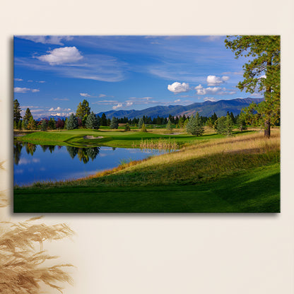 Wilderness Club Hole 05 Wilderness Golf Courses , Eureka, Montana, Golf Art Print