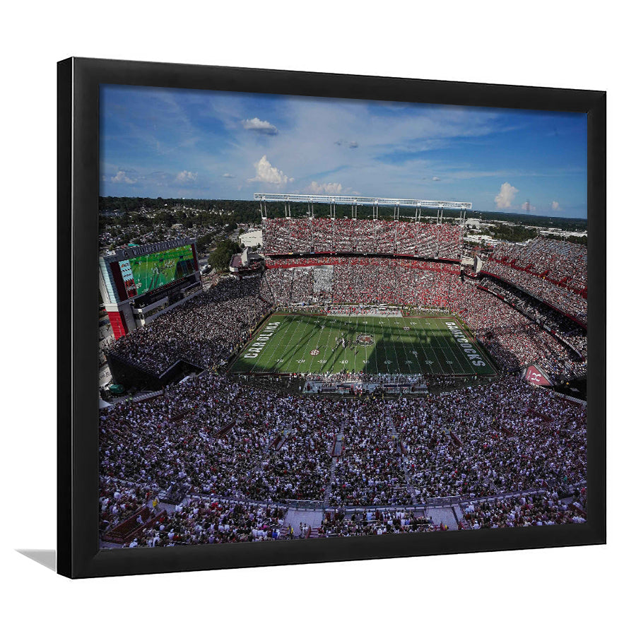 William Brice Stadium, Stadium Canvas, Sport Art, Gift for him, Framed Art Print Wall Decor, Picture Framed