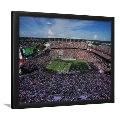 William Brice Stadium, Stadium Canvas, Sport Art, Gift for him, Framed Art Print Wall Decor, Picture Framed