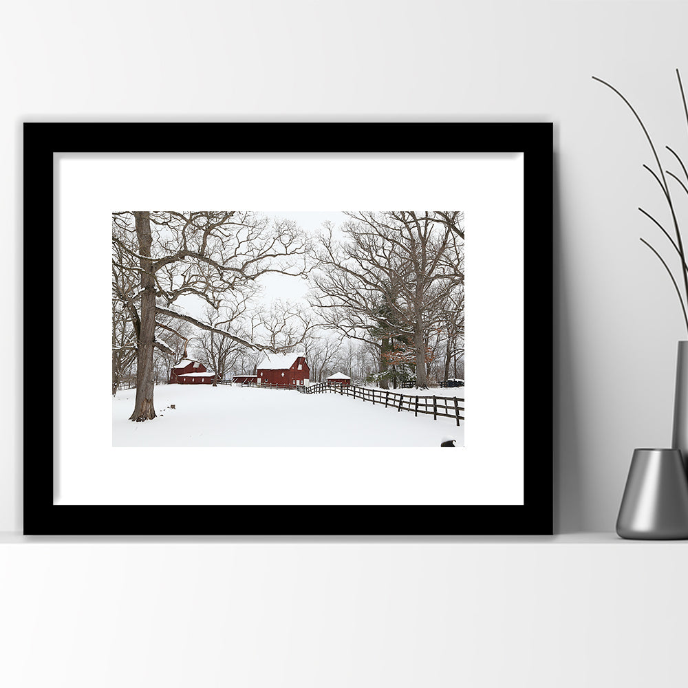 Winter Wonderland, Framed Art Print White Border, Framed Picture