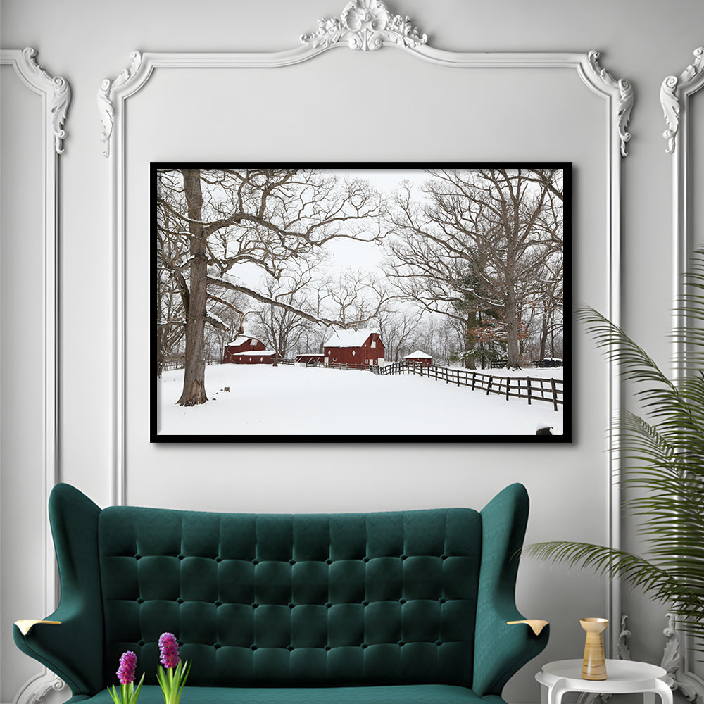 Winter Wonderland, Framed Art Print, Picture Framed