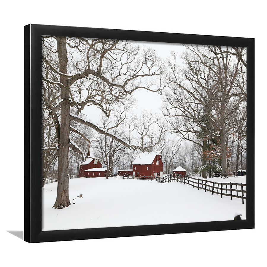 Winter Wonderland, Framed Art Print, Picture Framed