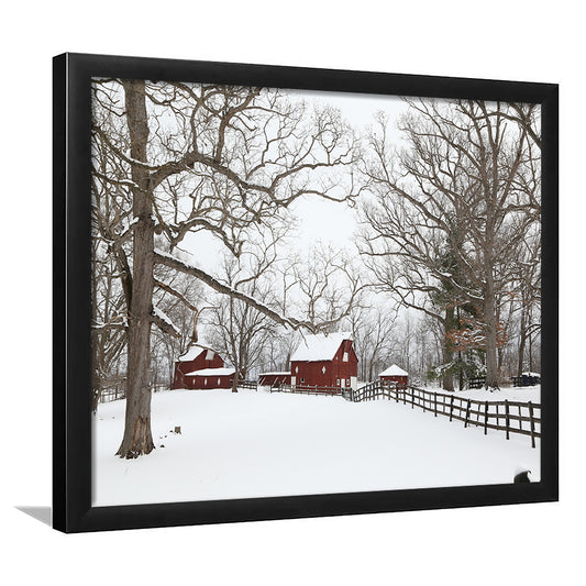 Winter Wonderland, Framed Art Print, Picture Framed
