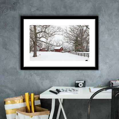 Winter Wonderland, Framed Art Print White Border, Framed Picture