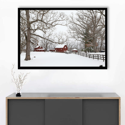 Winter Wonderland, Framed Art Print, Picture Framed