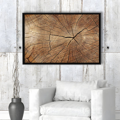 Wood Texture Wall Decor,Wood Crack Abstract Canvas Print, Luxury Abstract Art, Framed Cavas Print, Floating Frame