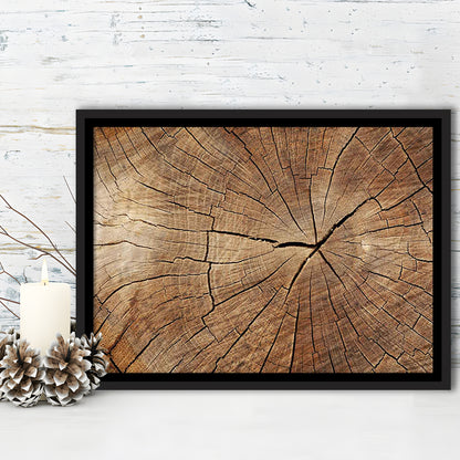 Wood Texture Wall Decor,Wood Crack Abstract Canvas Print, Luxury Abstract Art, Framed Cavas Print, Floating Frame