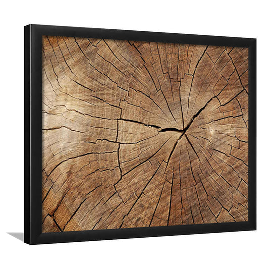 Wood Texture Wall Decor,Wood Crack Abstract Art Prints, Luxury Extra Large Abstract Art, Framed Art Print, Picture Framed