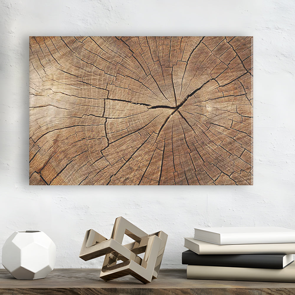 Wood Texture Wall Decor,Wood Crack Abstract Canvas Print, Luxury Extra Large Abstract Art, Cavas Print Wall Art Hom Decor