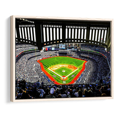 Yankee New York, Stadium Canvas, Sport Art, Framed Canvas Print Wall Art, Floating Frame