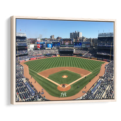 Yankee Stadium, Stadium Canvas, Sport Art, Fan Gifts, Framed Canvas Print Wall Art, Floating Frame
