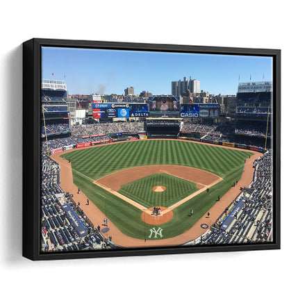 Yankee Stadium, Stadium Canvas, Sport Art, Fan Gifts, Framed Canvas Print Wall Art, Floating Frame