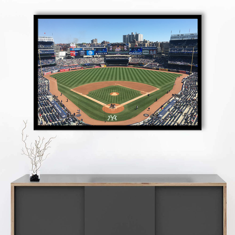 Yankee Stadium, Stadium Canvas, Sport Art, Fan Gifts, Framed Art Print Wall Decor, Picture Framed