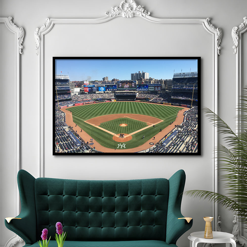 Yankee Stadium, Stadium Canvas, Sport Art, Fan Gifts, Framed Art Print Wall Decor, Picture Framed