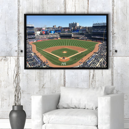Yankee Stadium, Stadium Canvas, Sport Art, Fan Gifts, Framed Canvas Print Wall Art, Floating Frame