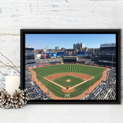 Yankee Stadium, Stadium Canvas, Sport Art, Fan Gifts, Framed Canvas Print Wall Art, Floating Frame