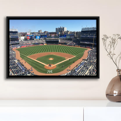 Yankee Stadium, Stadium Canvas, Sport Art, Fan Gifts, Framed Canvas Print Wall Art, Floating Frame