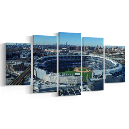 Yankee Stadium, Stadium Canvas, Sport Art, Gift for him, 5 Panel, Large Canvas, Canvas Print Wall Art