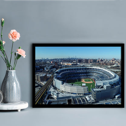 Yankee Stadium, Stadium Canvas, Sport Art, Gift for him, Framed Art Print Wall Decor, Picture Framed