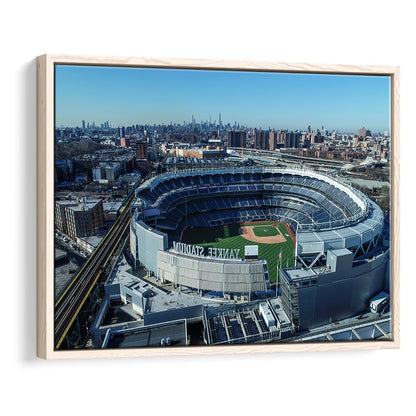 Yankee Stadium, Stadium Canvas, Sport Art, Framed Canvas Print Wall Art, Floating Frame