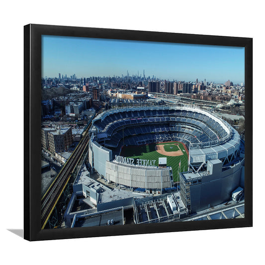 Yankee Stadium, Stadium Canvas, Sport Art, Gift for him, Framed Art Print Wall Decor, Picture Framed