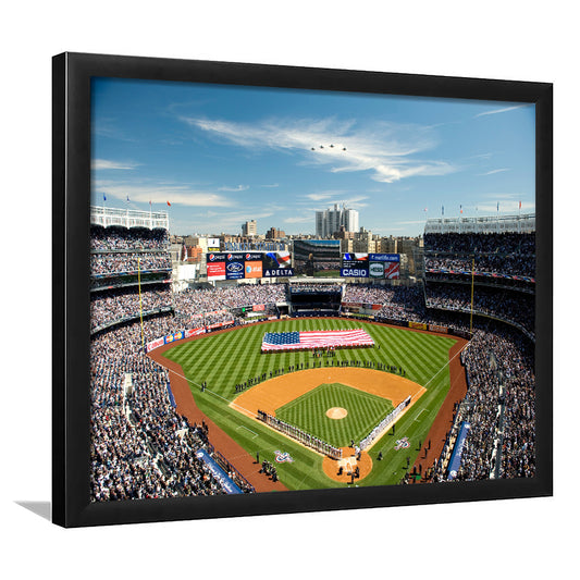 Yankee Stadium in New York, Stadium Canvas, Sport Art, Gift for him, Framed Art Print Wall Decor, Picture Framed