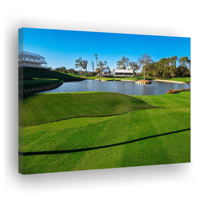 Beautiful Golf Course In Florida, Golf Art Print,Gifts Golf Lover