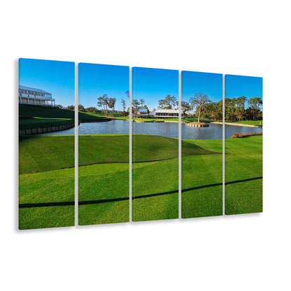 Beautiful Golf Course In Florida, Golf Art Print, Extra Large Canvas Print Wall Art