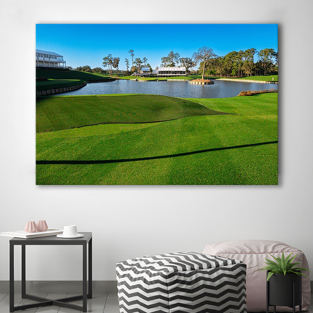 Beautiful Golf Course In Florida, Golf Art Print,Gifts Golf Lover